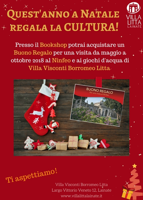 A Natale regala un'esperienza unica, una visita in Villa Litta!